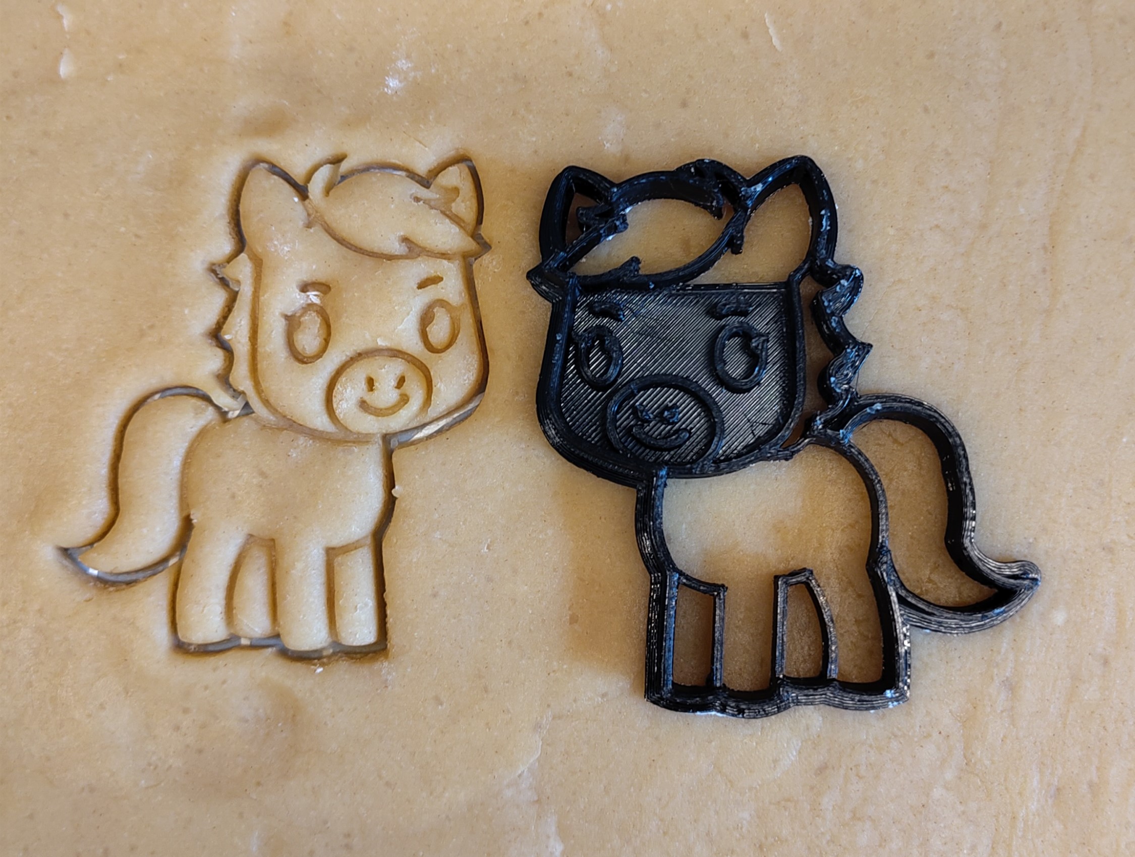 Pferdemotiv einer Plätzchenform