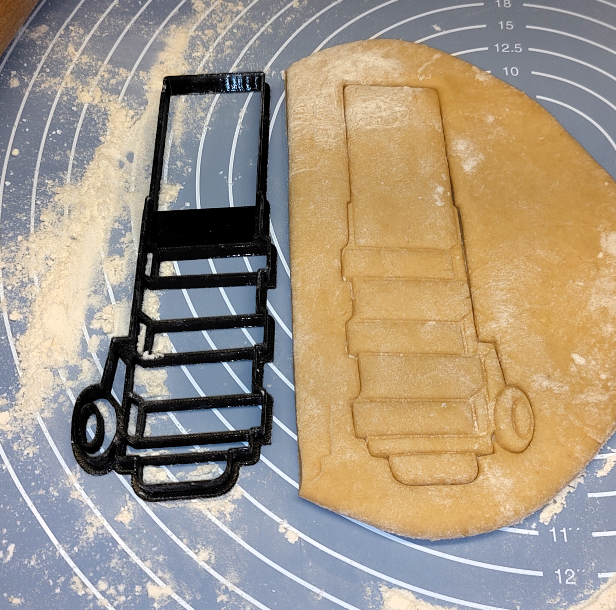 Plätzchenform eines Trolleys